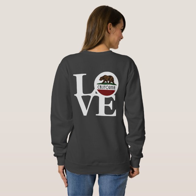 Sudadera AMOR A California (Reverso completo)