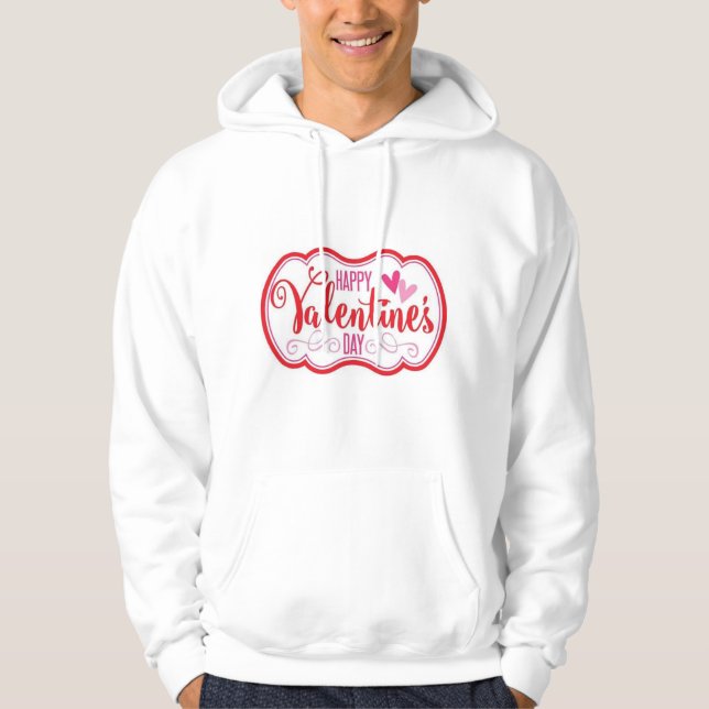 Sudadera Amor a la camiseta de Hoody para el día de San Val (Anverso)