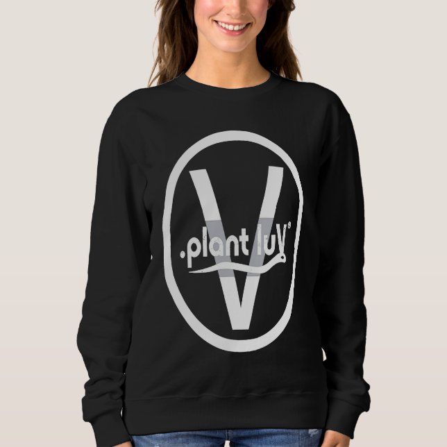 Sudadera Amor a las Plantas Veganas V  PODER VEGANO (Anverso)