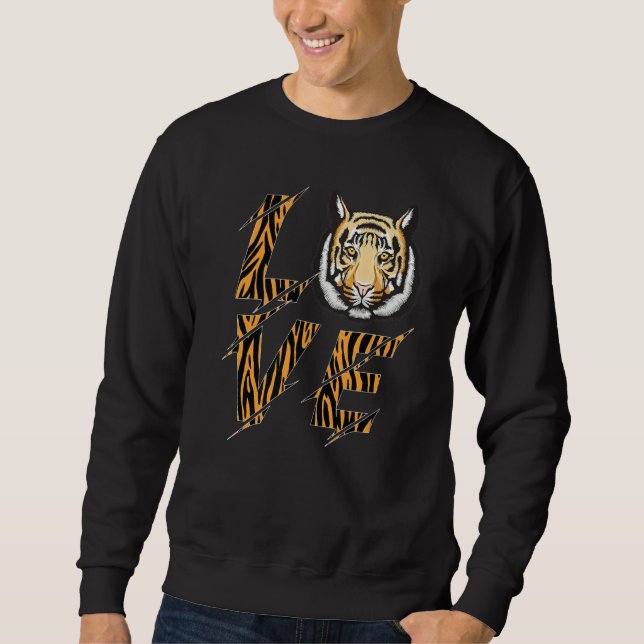 Sudadera Amor a los tigres de Bengala (Anverso)
