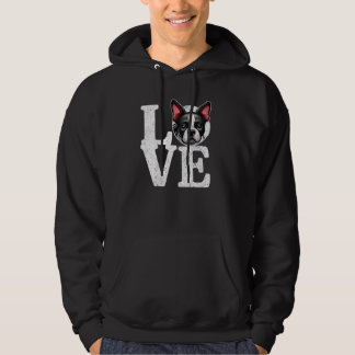 Sudadera AMOR A Mi Perro Terrier de Boston Gracioso