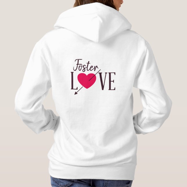 Sudadera Amor adoptivo - acogida - regalo del padre (Reverso)
