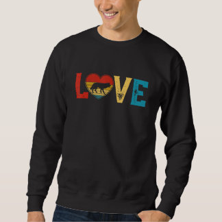 Sudadera Amor Adorable Coyote Amante Animales Corazón Día d