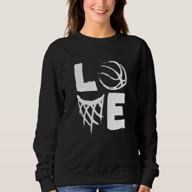 Sudadera Amor al baloncesto (Anverso)