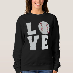 Sudadera Amor al Béisbol Mamá Papá Entrenador Jugador Atlet