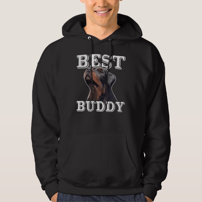 Sudadera Amor al mejor propietario de perro de Rottweiler B (Anverso)