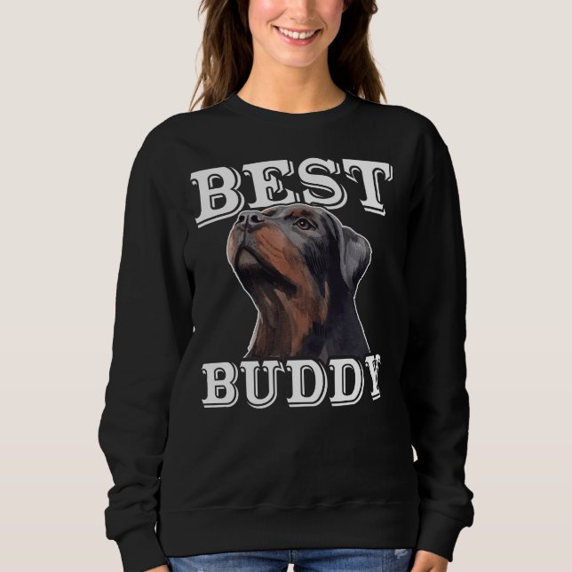 Sudadera Amor al mejor propietario de perro de Rottweiler B (Anverso)