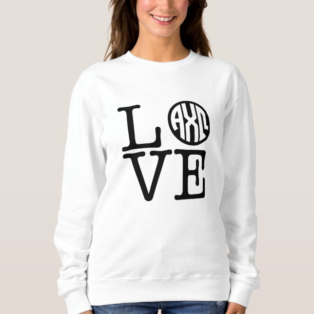 Sudadera Amor alfa de Omega el | de la ji (Anverso)