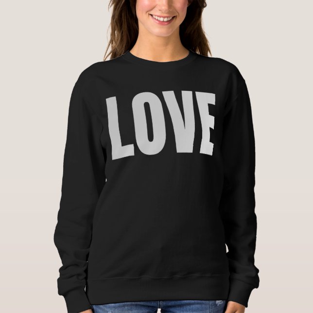 Sudadera Amor Amor Amor Escrito A Mano (Anverso)