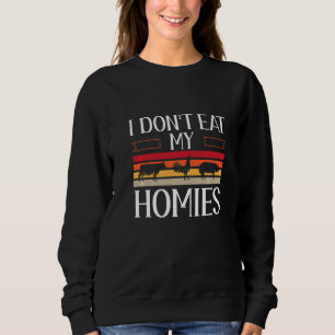 Sudadera Amor animal Vegetariano Vegetariano No me como a m