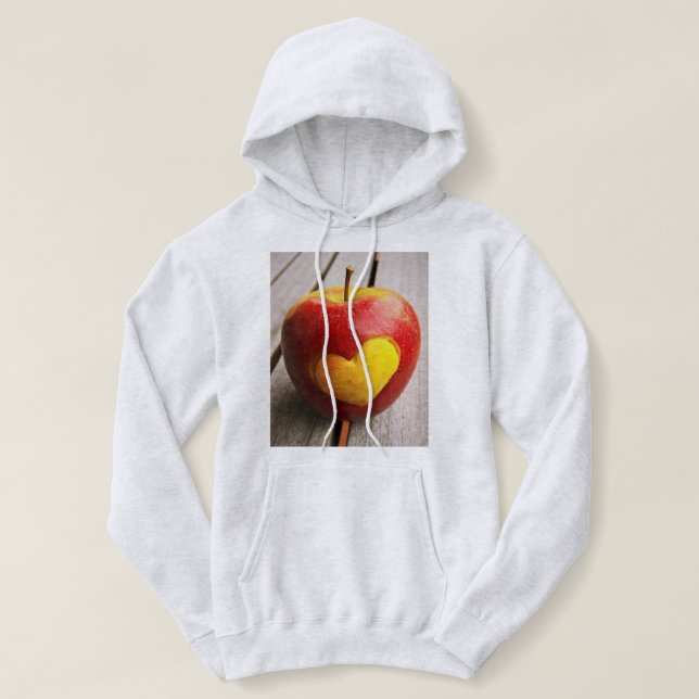 Sudadera "Amor Apple" Foto Cute. ¡Hazte con una en Zazzle (Diseño del anverso)