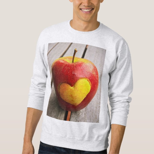 Sudadera "Amor Apple" Foto Cute. ¡Hazte con una en Zazzle (Anverso)