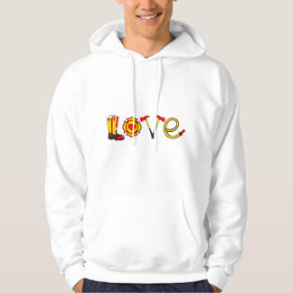 Sudadera Amor Bombero Bombero Fuego Rescate Camión de Bombe
