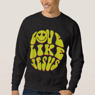 Sudadera Amor Como Jesús Dios Cristiano Amor Diversas Palab