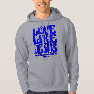 Sudadera Amor como Jesús retro