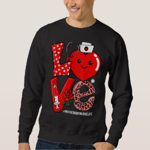 Sudadera Amor Corazón Estetioscopio Madre Nacimiento Vida V