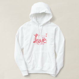 Sudadera AMOR Cordón Cúmulo Unisex