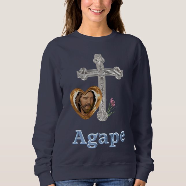 Sudadera Amor Cristiano Agape (Anverso)