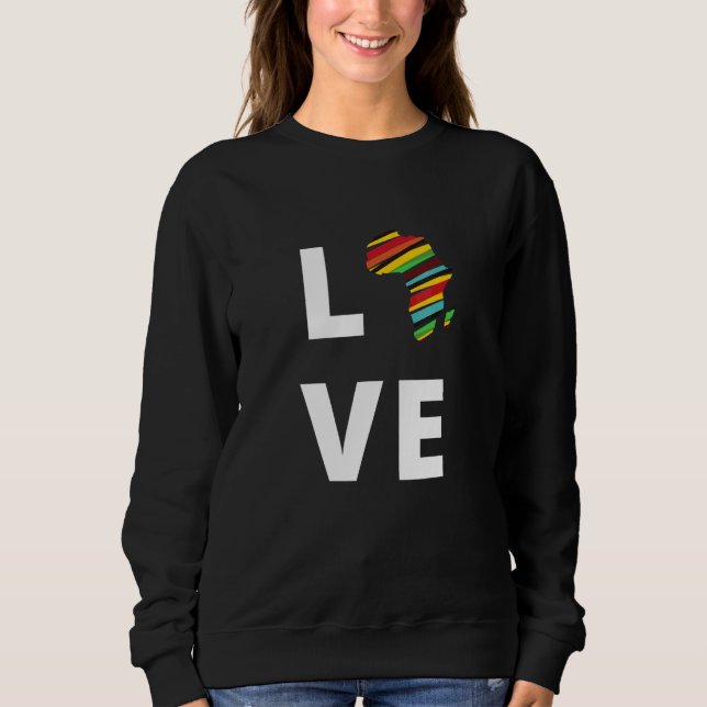 Sudadera Amor de África (Anverso)