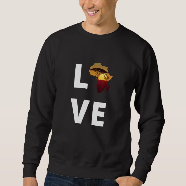 Sudadera Amor de África 1 (Anverso)