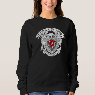 Sudadera Amor De Cráneo En Blanco Y Negro Música Murphys Pa