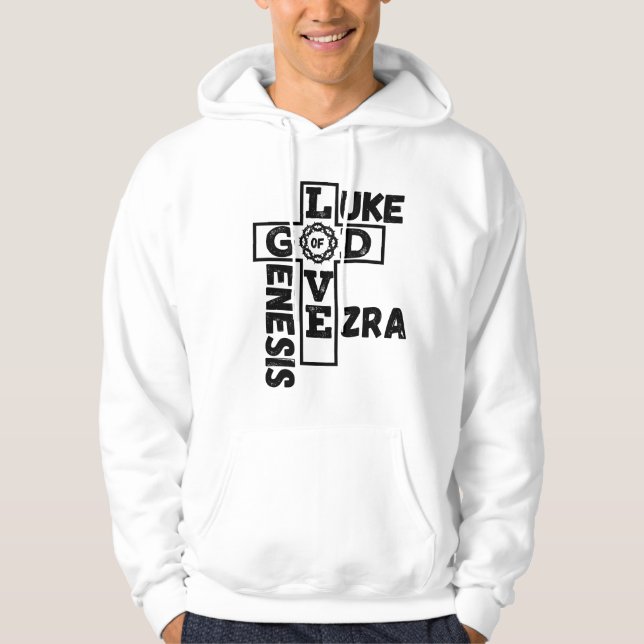 Sudadera Amor de Dios Coral Bíblico (Anverso)