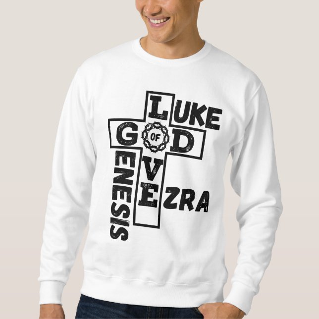 Sudadera Amor de Dios Coral Bíblico (Anverso)