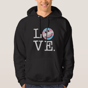 Sudadera Amor de la bandera del orgullo del transexual