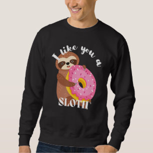 Sudadera Amor de Perezoso Donuts Románticos