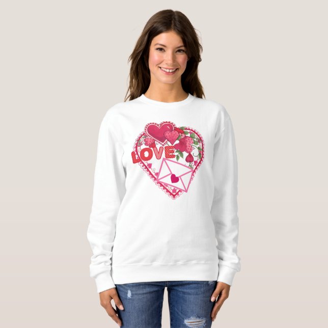 Sudadera Amor de San Valentín  (Anverso completo)