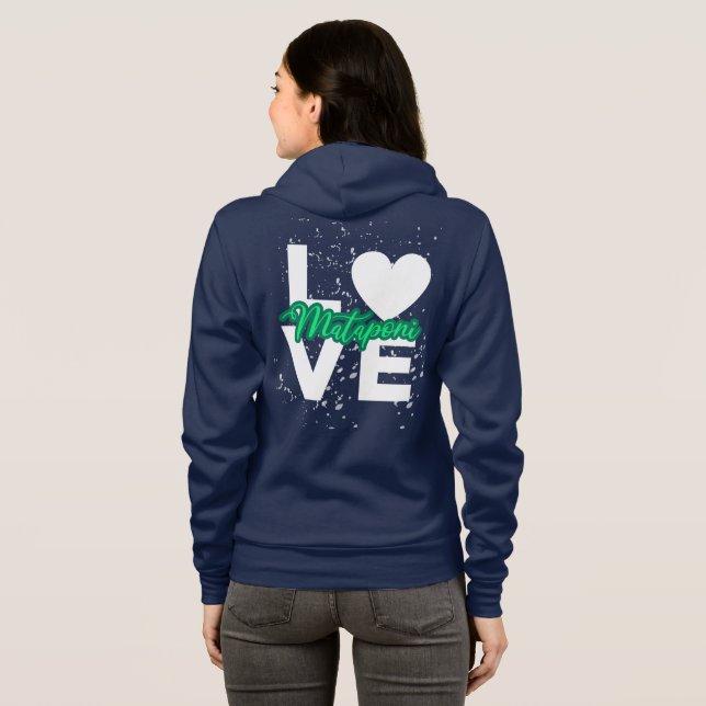 Sudadera Amor del campamento Mataponi (Reverso completo)