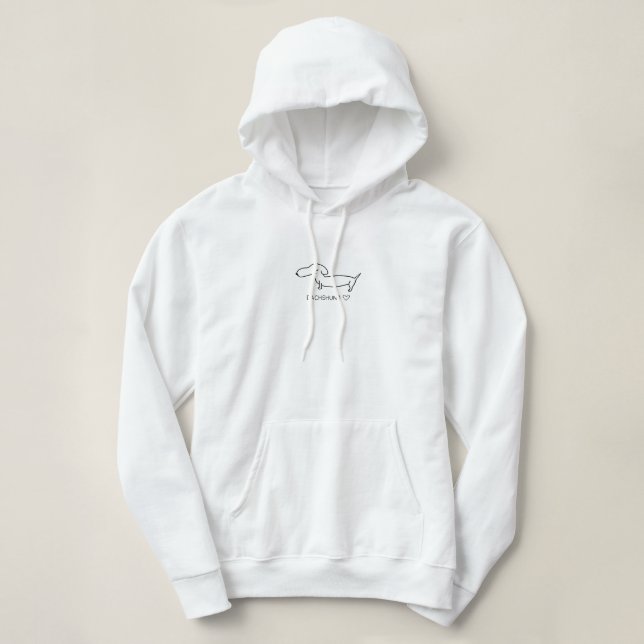 Sudadera Amor del Dachshund (Diseño del anverso)