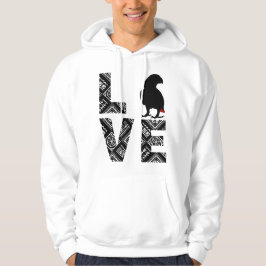 Sudadera Amor del loro gris africano
