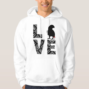 Sudadera Amor del loro gris africano