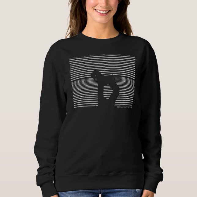 Sudadera Amor del perro Schnauzer en miniatura (Anverso)