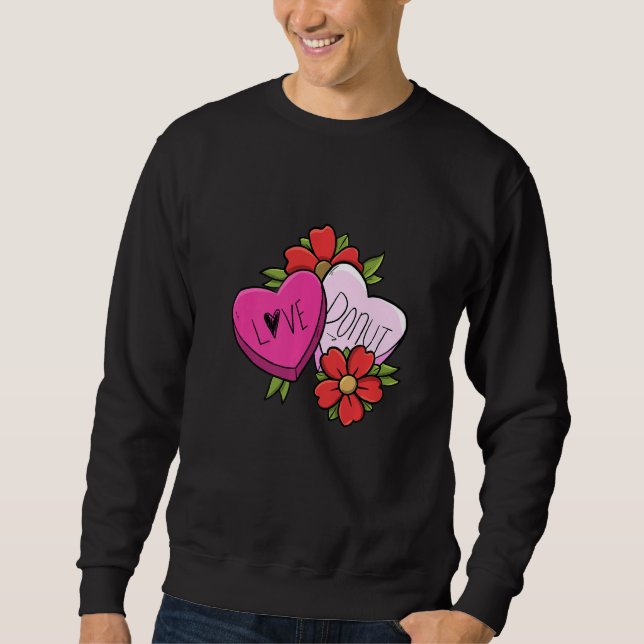 Sudadera Amor Donut Candy Heart Men Sweet Candy (Anverso)