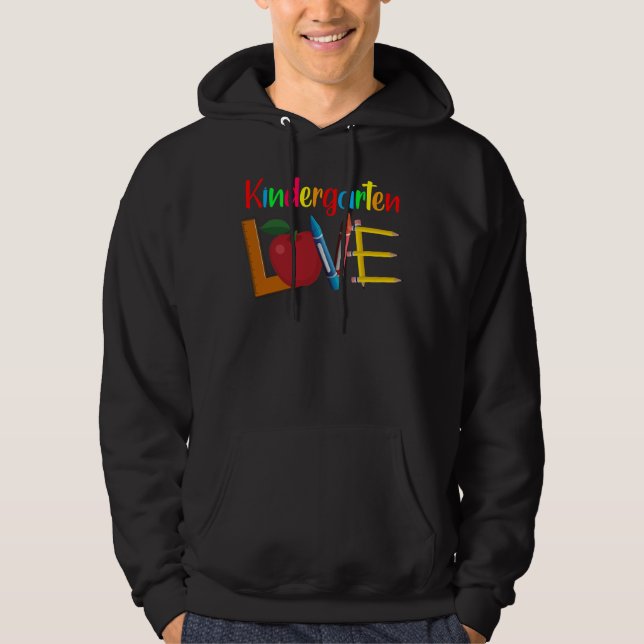 Sudadera amor en kindergarten (Anverso)