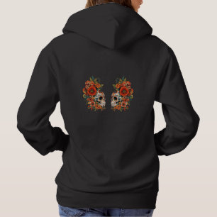 Sudadera Amor Eterno - Diseño de Sugar Skulls para el Día d