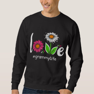 Sudadera Amor Grammy Life Floral Abuela Cuta Abuela C