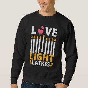 Sudadera Amor Ligero Latas Hanukkah Chanukah Hombres Judíos