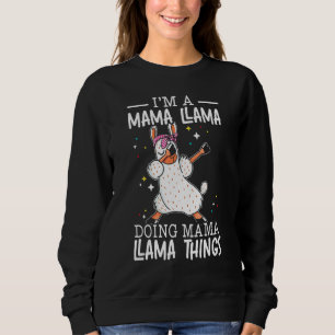 Sudadera Amor Llama Alpaca Animal  Mamá Llama