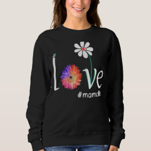 Sudadera Amor Mamalife Watercolor Flor Pájaro Nueva Mamá Mo