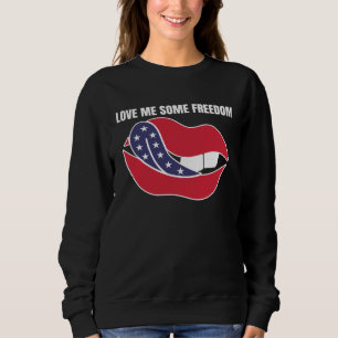 Sudadera Amor Patriota Americano Me Alguna Libertad EEUU Le