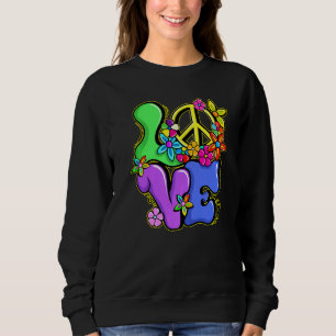 Sudadera Amor Paz Libertad 60s 70s Tie Dye Vintage Hippie