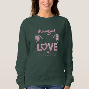 Sudadera Amor Perfecto Felino Enamorado Ámame Gatito Amor