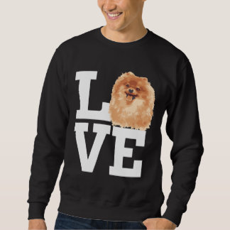 Sudadera Amor Perro Pomeraniano Cute Pomerania Cara de perr