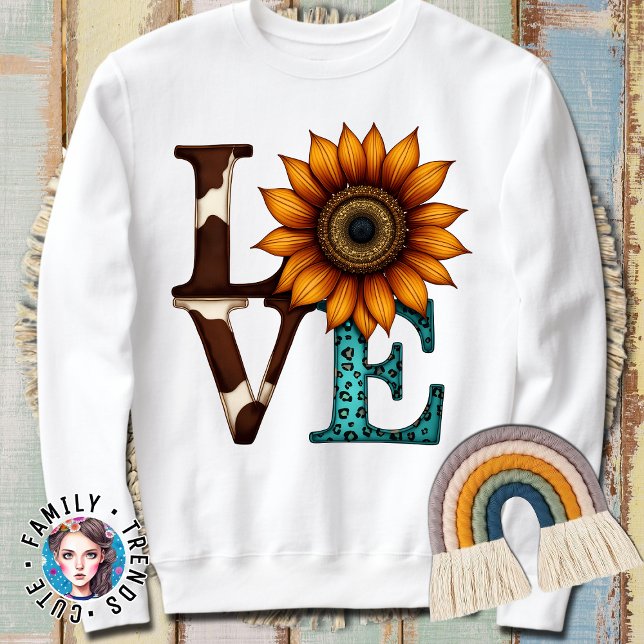 Sudadera AMOR Piel de vaca Girasol (Subido por el creador)