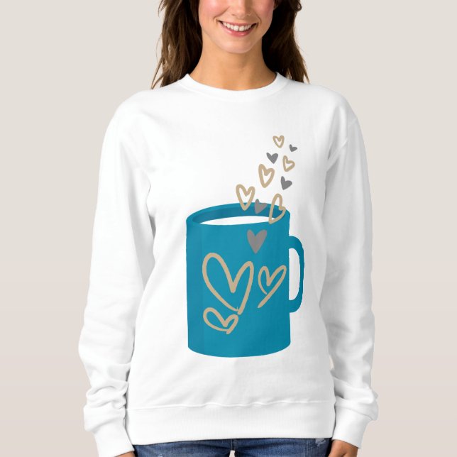 Sudadera Amor por el café (Anverso)