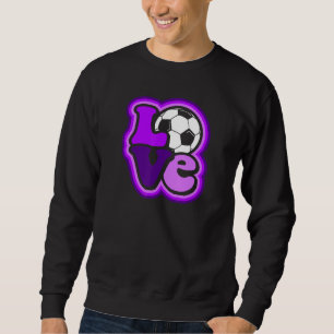 Sudadera Amor por el Fútbol para Chicas Adolescentes y Muje