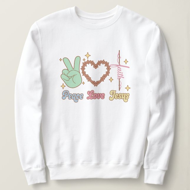 Sudadera Amor por la paz (Anverso del diseño)